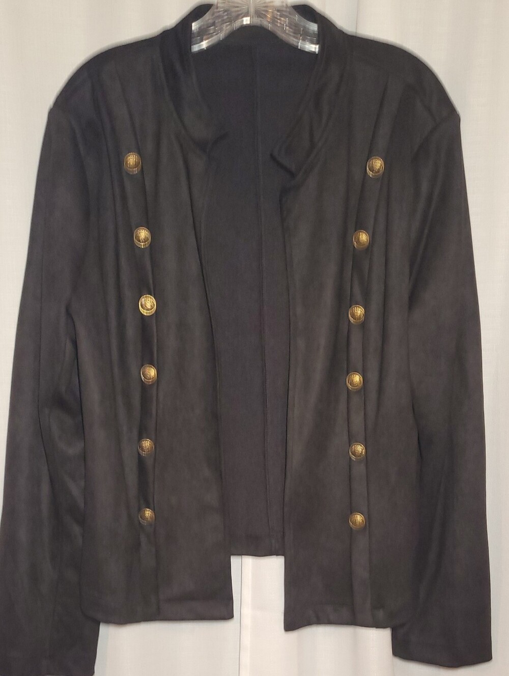 Zich Black Velvet Jacket XXL